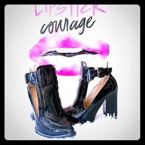 Black Spring Booties